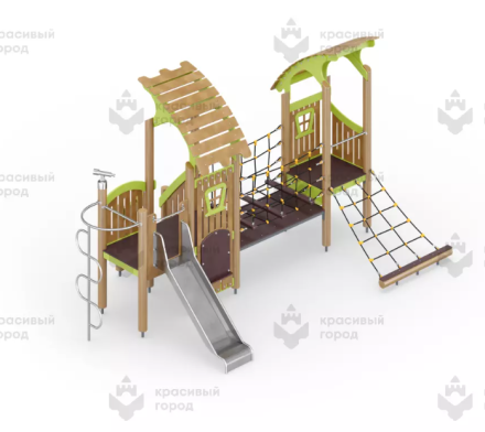 Игровой комплекс «Робинзон с мостиком», фото 1