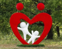 Топиари стела Семья - газон Deluxe+Eco Топиари стела Семья - газон Deluxe+Eco