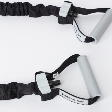 Усиленный трубчатый амортизатор REEBOK Power Tube, высокое сопротивление, черный , фото 5
