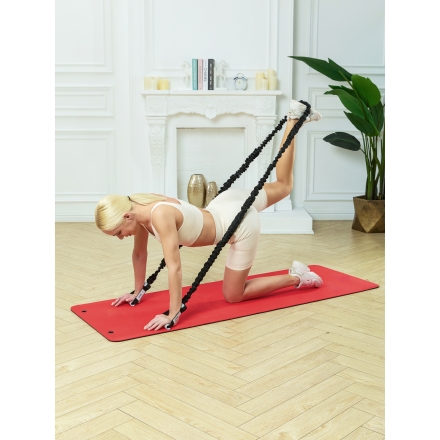 Усиленный трубчатый амортизатор REEBOK Power Tube, высокое сопротивление, черный , фото 8