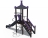 Детский игровой комплекс Лагуна Н-1200 ДИО 07040