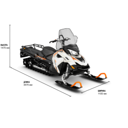 Снегоход BRP Lynx 49 RANGER 600 E-TEC TOURING, фото 3