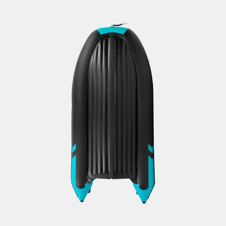 GLADIATOR E 380 PRO AIR Черно-бирюзовый моторная лодка ПВХ НДНД, фото 3
