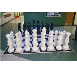 Гигантские шахматы 90 см с виниловой доской, Chess