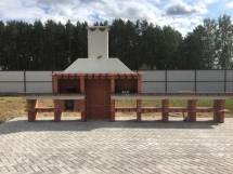 Печь Аристократ 832 Прямоугольный кирпич коричневый