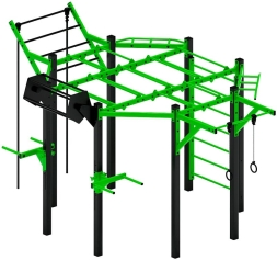Многофункциональный спортивный комплекс (зеленый) МК 100.01-02, фото 4
