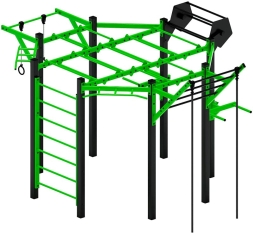 Многофункциональный спортивный комплекс (зеленый) МК 100.01-02, фото 1