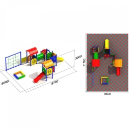 Детский игровой комплекс Детский Сад 3, фото 3