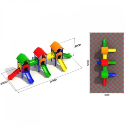 Детская игровая площадка Богатырь 4.1, фото 3 Детская игровая площадка Богатырь 4.1, фото 3