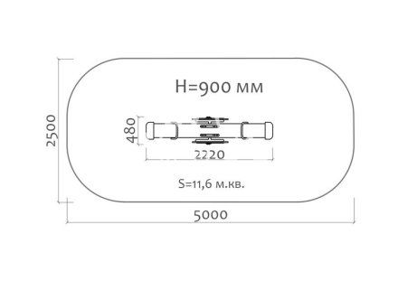 Качели-балансир Морская звезда 04109.21 для детской площадки, фото 3
