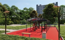 Готовый комплект уличных тренажеров TORUDA №3 (16x8) Готовый комплект уличных тренажеров TORUDA №3 (16x8)