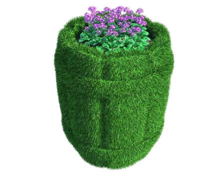 Топиари Бочка, h=60см - газон Eco, фото 1