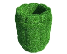 Топиари Бочка, h=60см - газон Eco