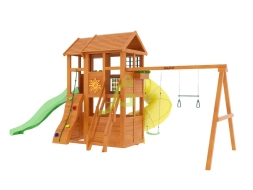 Детская площадка IgraGrad Клубный домик 2 с трубой, фото 3