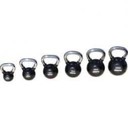 Гиря обрезиненная с хромированной ручкой PROFI-FIT, 16 кг, фото 2
