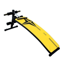 Скамья для пресса DFC с гантелями и эспандерами  D102RY