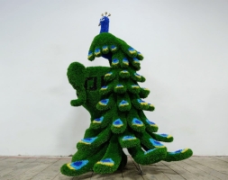 Топиари композиция Павлин на вазоне греческом - газон Eco, фото 3