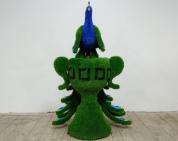 Топиари композиция Павлин на вазоне греческом - газон Eco, фото 2