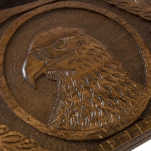 Нарды резные "Орел" с ручкой, Haleyan Нарды резные "Орел" с ручкой, Haleyan