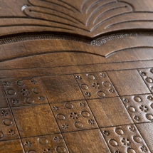 Нарды резные "Орел" с ручкой, Haleyan Нарды резные "Орел" с ручкой, Haleyan