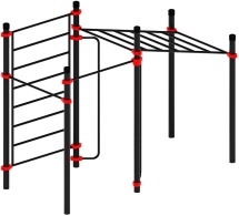 Воркаут ЛОВ 89 красный ВТ 101.12-01