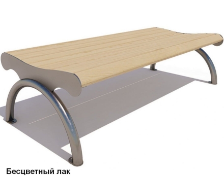 Банкетка парковая Берлин, Сосна 0,6 м, фото 1