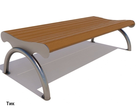 Банкетка парковая Берлин, Сосна 0,6 м, фото 4