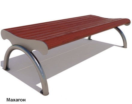 Банкетка парковая Берлин, Сосна 0,6 м, фото 5