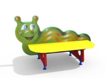 МФ 1.23 Лавочка со спинкой Гусеница МФ 1.23 Лавочка со спинкой Гусеница