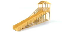 Зимняя горка Савушка Зима Wood-8/1 Без окрашивания