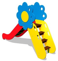 Детская горка Цветик Г043 H=950 для игровых площадок, фото 2 Детская горка Цветик Г043 H=950 для игровых площадок, фото 2