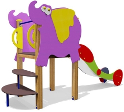 Горка Слоненок 08311 H=1000 для детской площадки, фото 1