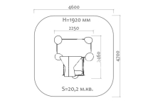 Песочный дворик Домик звездочета 05204 для детской площадки Песочный дворик Домик звездочета 05204 для детской площадки