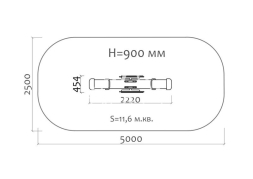 Качели-балансир Ёжик 04108.21 для детской площадки, фото 3