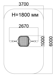 Качели Гнездо 040331 с подвесом металлические для детской площадки, фото 2