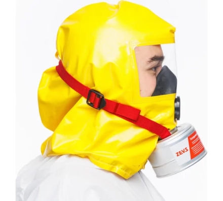 Фильтрующий самоспасатель пожарный ZEVS высокой эффективности Зевс 30У (ГДЗК-У) 103-001-0001, фото 2