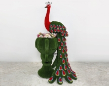 Топиари композиция Жар-птица на вазоне - газон Eco Топиари композиция Жар-птица на вазоне - газон Eco