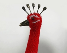 Топиари композиция Жар-птица на вазоне - газон Eco Топиари композиция Жар-птица на вазоне - газон Eco