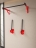 Настенный турник со складными брусьями Domsen Ds4140 RED (комплект)