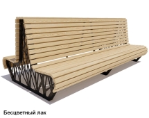 Скамейка уличная Ессентуки, Лиственница 3 м
