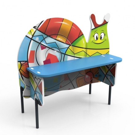 Скамья детская &quot;Улитка&quot;, паттерн &quot;Фэнтази&quot; МД013.00.02.17, фото 2