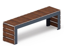 Скамья Элементарно-4 (темный дуб)