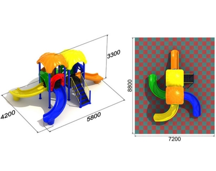 Детская площадка Незабудка 3.2, фото 2