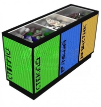 Умная урна Снотра 2, 3 секции Умная урна Снотра 2, 3 секции