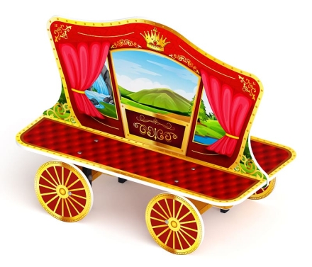 Карета - Скамейка детская - МФ 41.03.05, фото 2