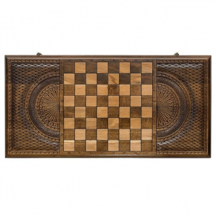 Нарды резные &quot;Долина Арарата с узором&quot; 60, Ohanyan, фото 5