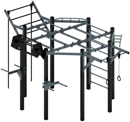 Многофункциональный спортивный комплекс (серый) МК 100.01-03, фото 4