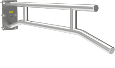 Турник двойной настенный с одним креплением, фото 2