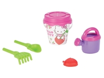 Набор для пляжа и песочницы с лейкой Hello Kitty Pilsan (06-011)