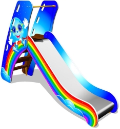 Детская горка Радуга Г010 H=950 для игровых площадок, фото 1 Детская горка Радуга Г010 H=950 для игровых площадок, фото 1